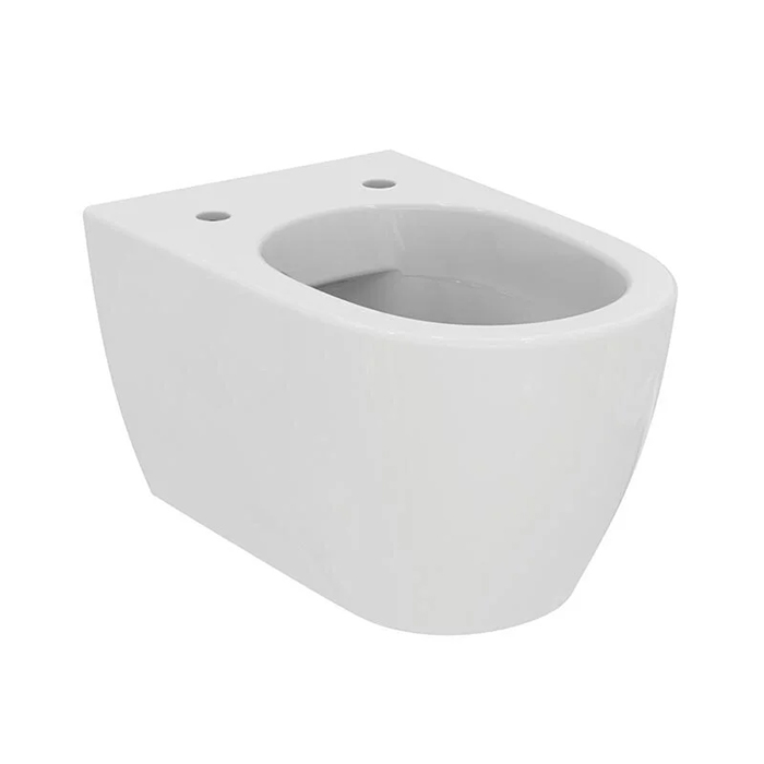 Ideal Standard I.life O Унитаз подвесной 53x35см, безободковый, смыв HydroTwist, с сиденьем, крепление EasyFix+, цвет: белый
