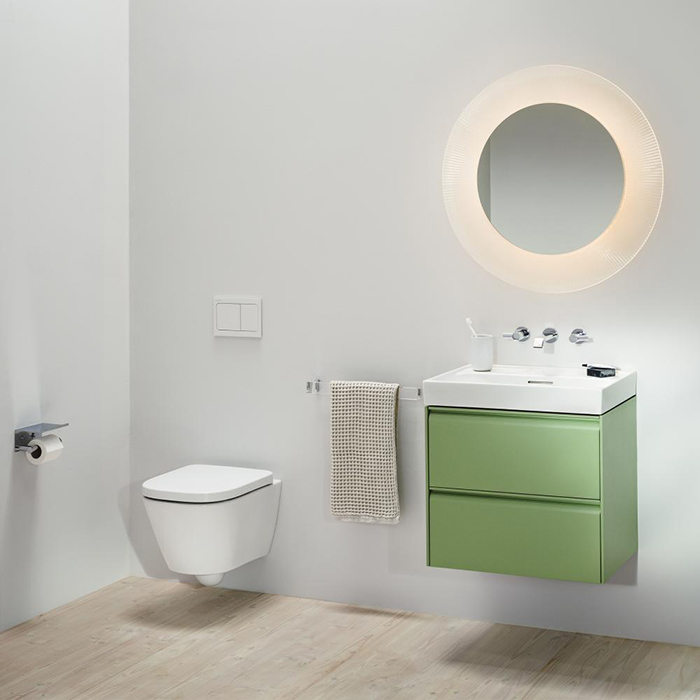 Laufen Meda Унитаз 49x36x35.5см., подвесной, безободковый, смыв Tornado, цвет: белый глянцевый