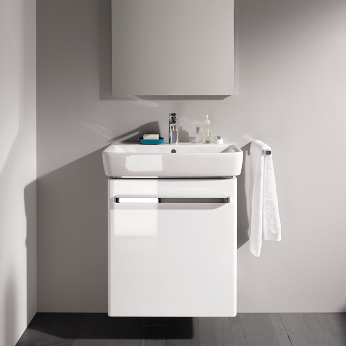 Geberit Renova Nr.1 Comprimo Тумба под раковину 60х55см., подвесная, цвет: белый матовый