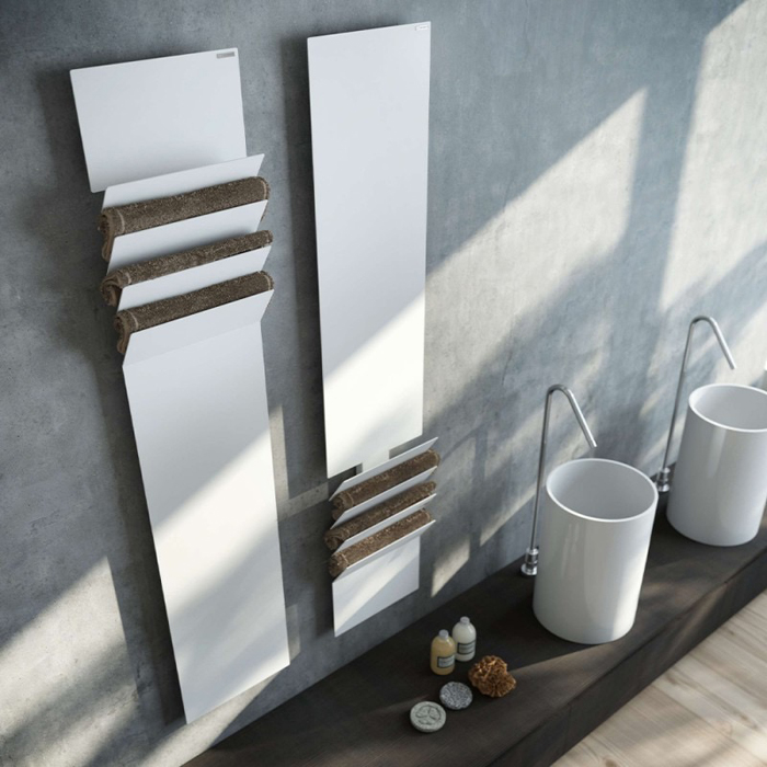 Antrax Flaps Полотенцесушитель электрический 35x171см., цвет: белый матовый