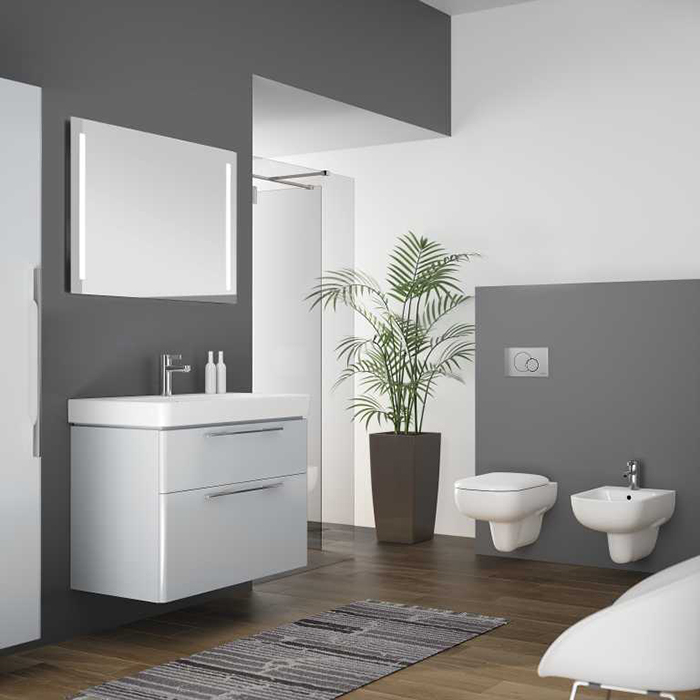 Geberit Smyle Биде подвесное 35х54см., 1 отв., цвет: белый