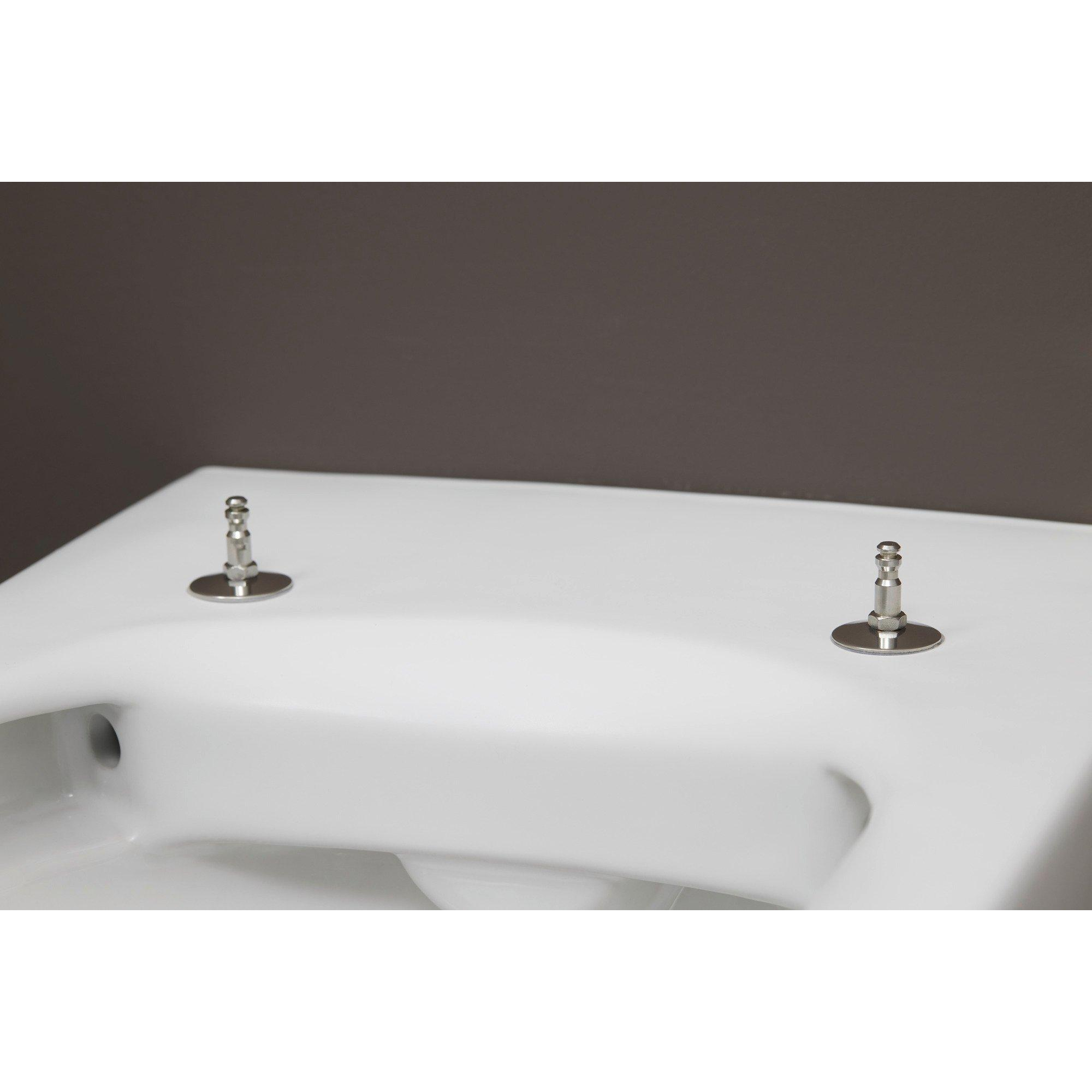 Duravit Me by Starck Комплект: подвесной унитаз 56x37см, Rimless 252909+ сиденье с мягким закрыванием 002009, цвет: белый