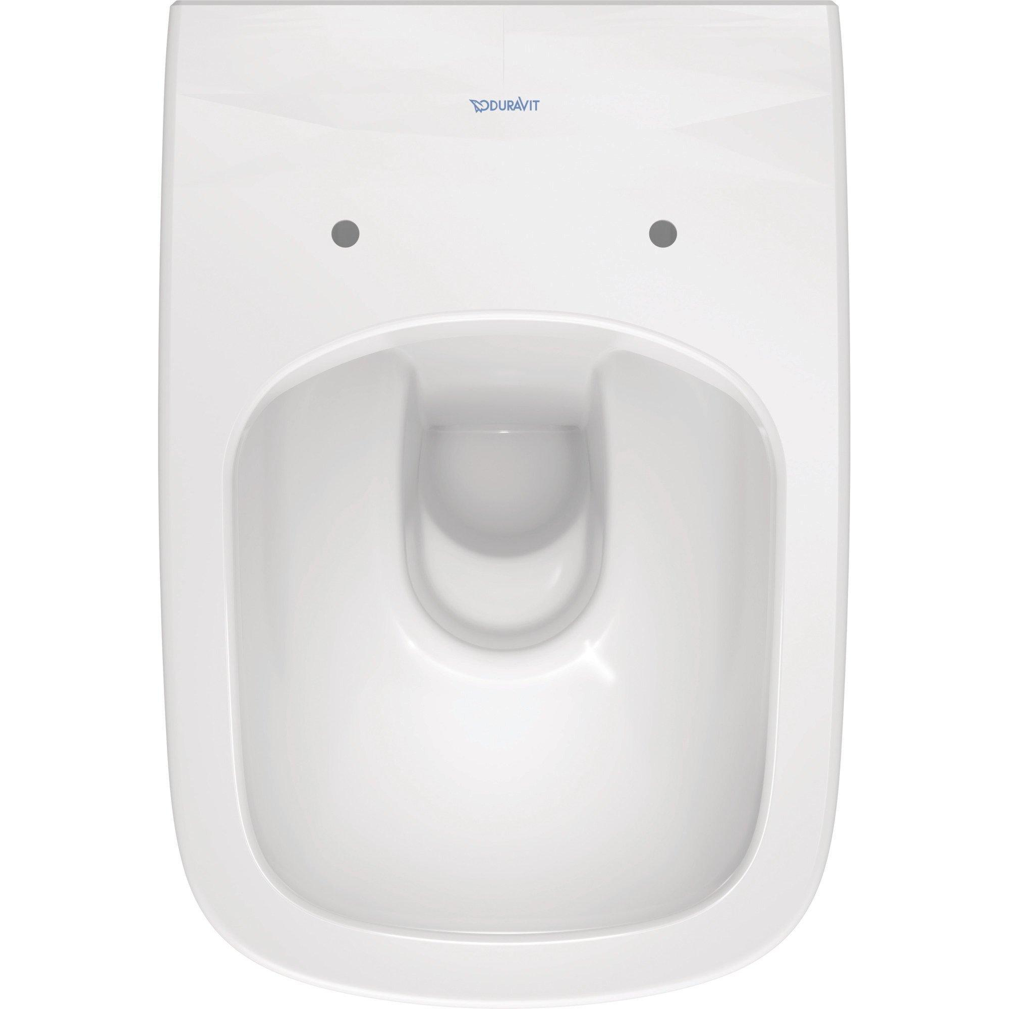 Duravit DuraStyle Комплект: подвесной унитаз Rimless 255109 37х54 см.+ сиденье с автоматическим закрыванием 006739,