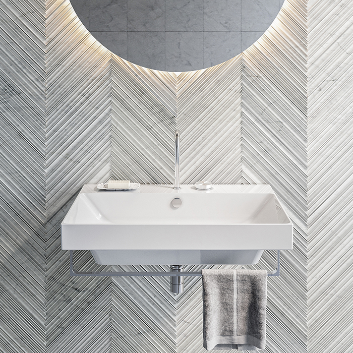 Catalano Zero Раковина 75x50см, с 1 отв., цвет: белый глянцевый