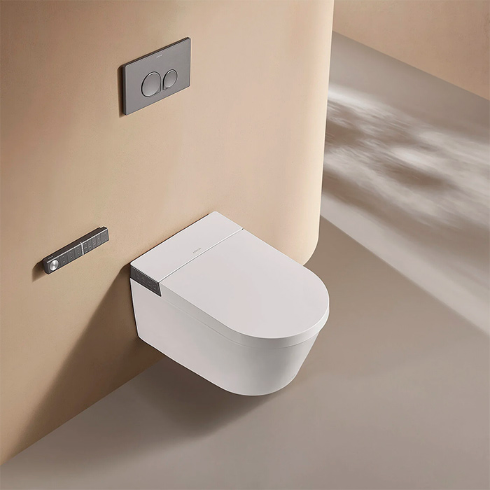 Arrow Pollux Унитаз Smart 34x60см, с функцией биде, подвесной, безободковый, цвет: белый