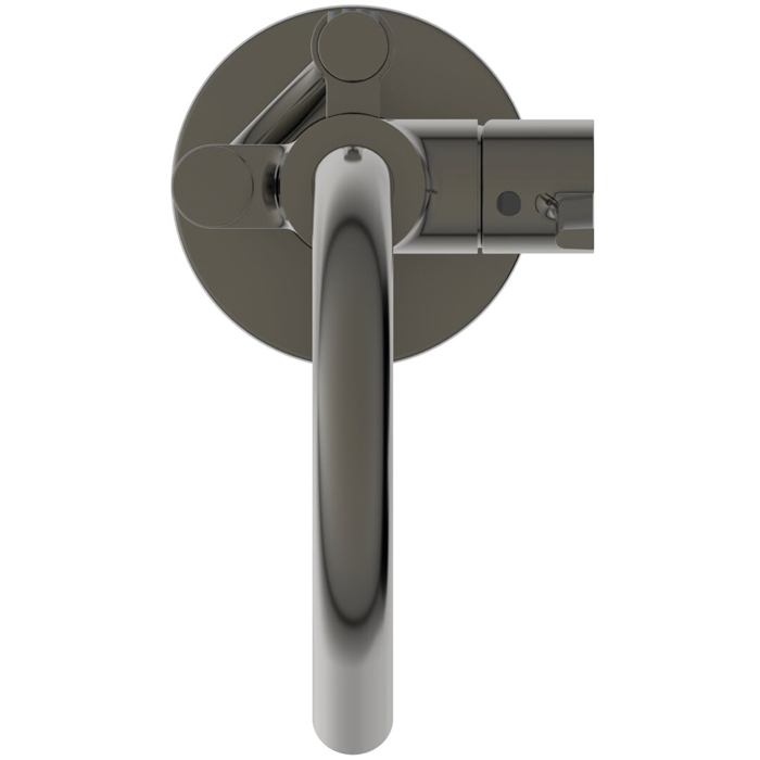 Ideal Standard Joy Смеситель для ванны, напольный, с ручным душем Stick, шланг для душа Idealflex 125см., для монтажа с A6133NU, цвет: PVD Magnetic Grey