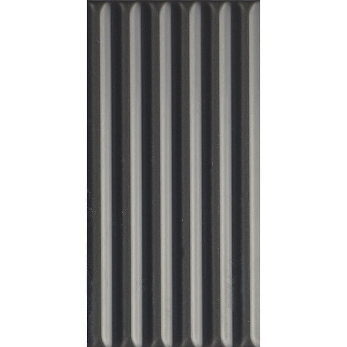41zero42 Wigwag Керамическая плитка 7.5х15см., настенная, цвет: Black