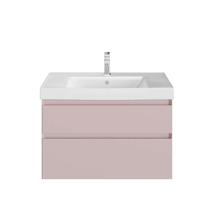 Kerama Marazzi Cubo Тумба 77.8х47х47.5см., подвесная, с ящиками, цвет: мальва матовый
