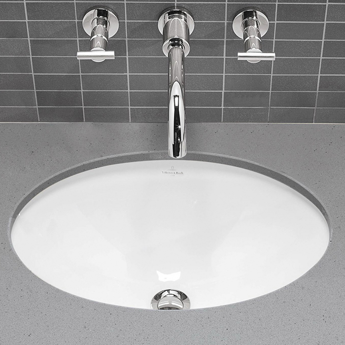 Villeroy&Boch Loop&Friends Раковина 66х47х23см., без отв., под столешницу, с переливом, с антигрязевым покрытием CeramicPlus, цвет: альпийский белый