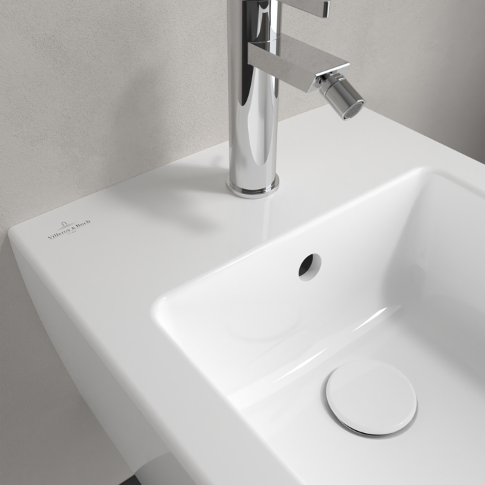 Villeroy&Boch Memento 2.0 Биде подвесное 37.5х56х23см., 1 отв., цвет: альпийский белый