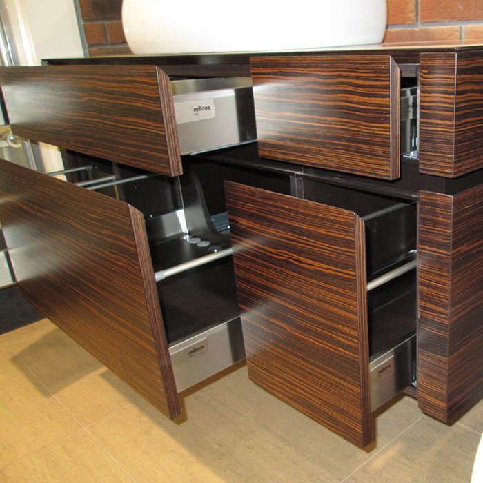 Milldue Kubik Комплект подвесной мебели 137.2х54.4х53 см цвет: Palissandro