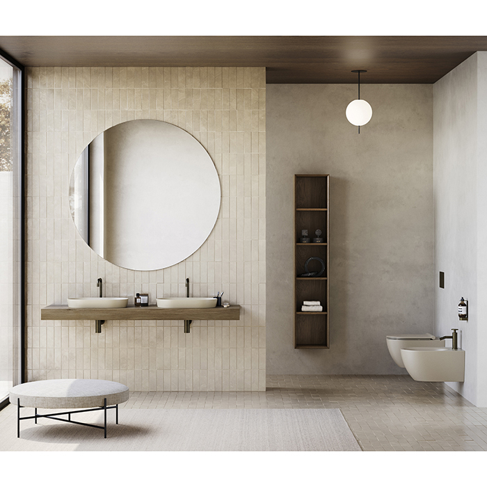 Catalano Sfera Раковина 55x35см встраиваемая, без отв., цвет: Sabbia Satinato