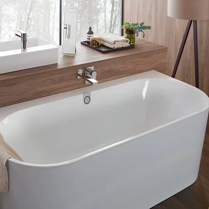 Villeroy&Boch Oberon 2.0 Ванна пристенная, 180х80х62см., цвет: альпийский белый