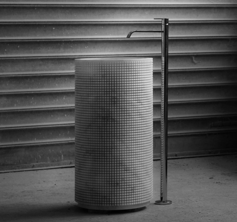 Antonio Lupi Pixel Раковина 45x85x45 см, без отв., напольная, цвет: белый