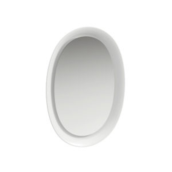 Laufen New Classic Зеркало в крамической раме с подсведкой LED 50х70см, цвет: белый матовый