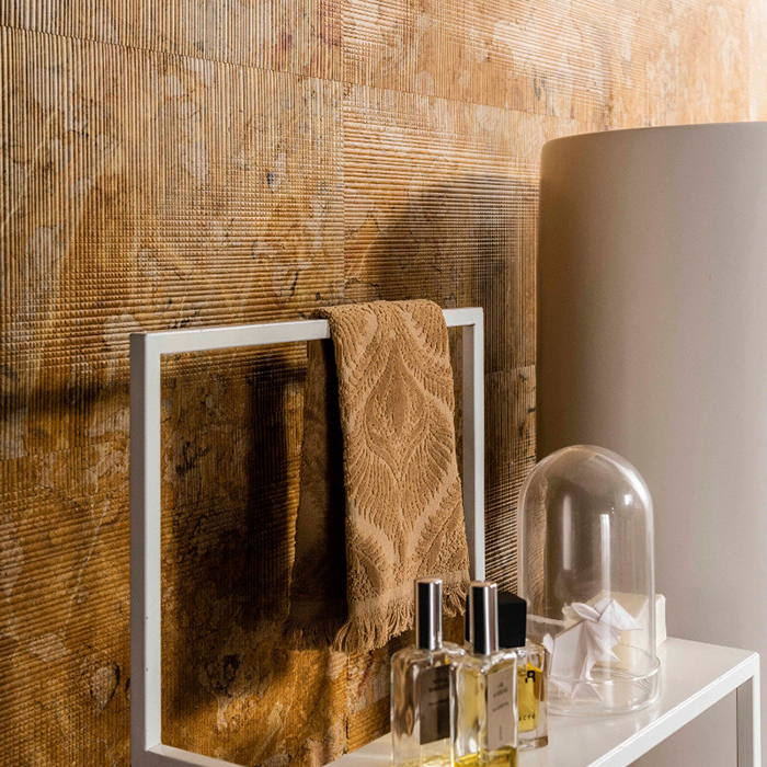 Lithos Design Cesello Натуральный камень 61x30.5x1см, настенный, материал: мрамор giallo reale/khadi