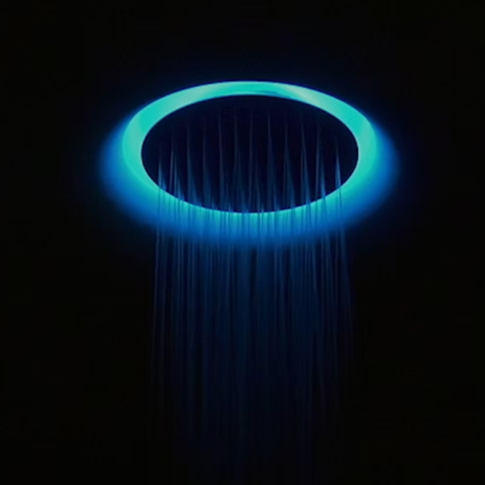 Antonio Lupi Верхний душ Meteo In 62x62x11.1см., потолочный, с RGB LED подсветкой, цвет: нерж. сталь