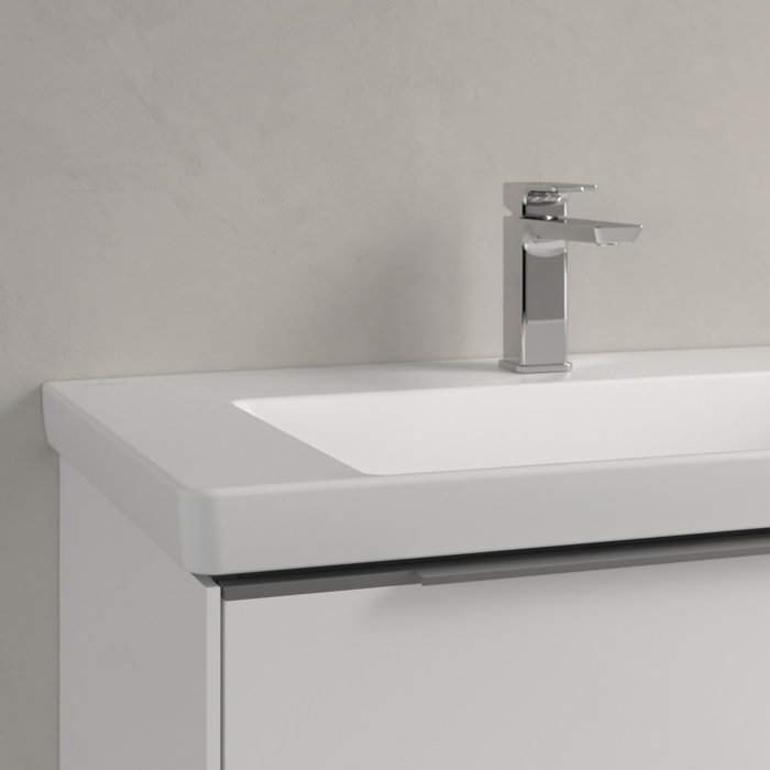 Villeroy&Boch Subway 3.0 Раковина 80х47х16.5см., 1 отв., подвесная, CeramicPlus, без перелива, цвет: белый камень