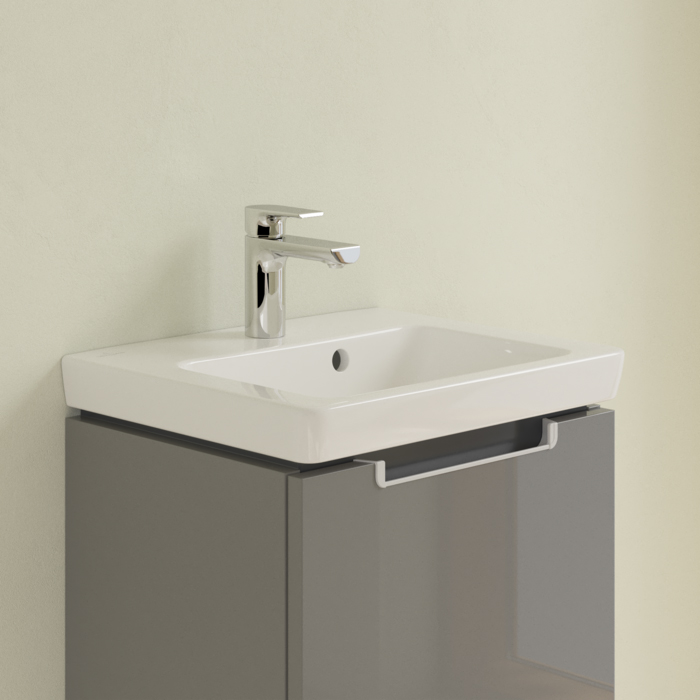 Villeroy&Boch Subway 2.0 Раковина 45х37 см, 1 отв., с переливом, цвет: белый