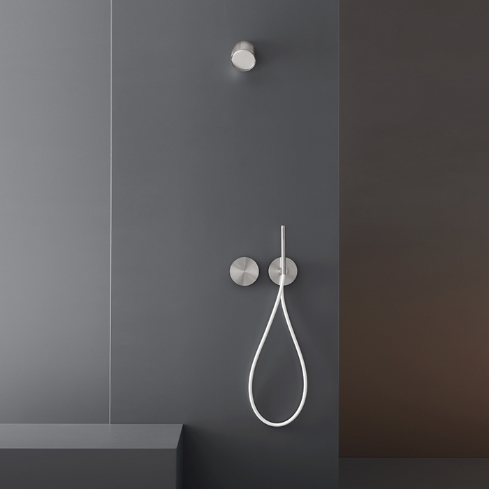 CEA Design CIRCLE Смеситель для раковины, настенный, цвет: нержавеющая сталь