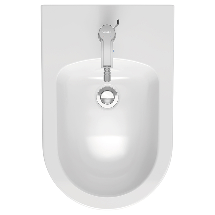 Duravit Me by Starck Биде подвесное 57x37см., 1 отв., с креплением, цвет: белый