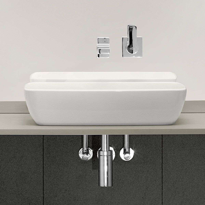 Villeroy&Boch Artis Раковина 58х38х13см., накладная, без отв., без перелива, цвет: альпийский белый