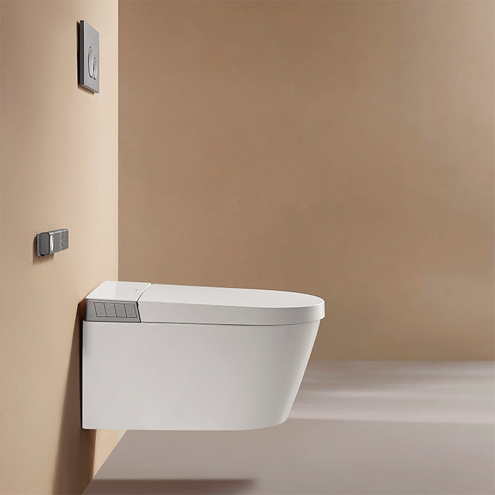 Arrow Pollux Унитаз Smart 34x60см, с функцией биде, подвесной, безободковый, цвет: белый