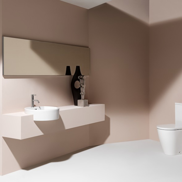 Laufen Living City Раковина 46х46х14см., 1 отв., с дефектом, цвет: белый