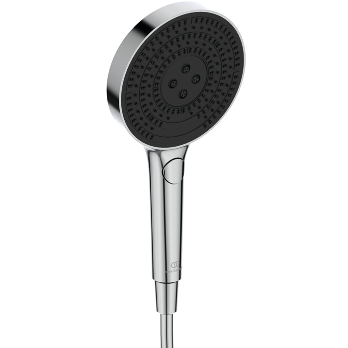 Ideal Standard Ceratherm SOLOS Душ. система с термостатом Cool body, с верхним душем d30см, ручной душ - 3 режима, шланг: 175см, стекл. полка, цвет: хром