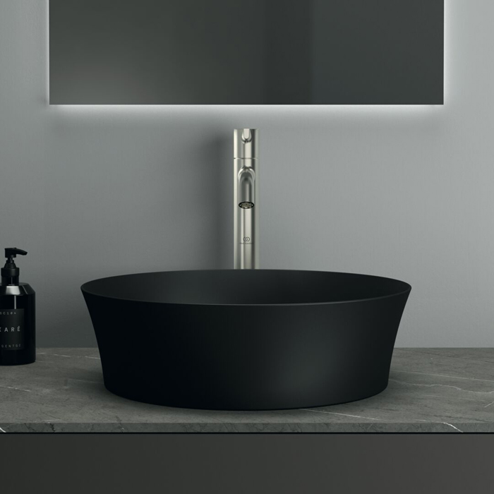 Ideal Standard Ipalyss Раковина накладная, 40см., без отв., Diamatec®, цвет: черный матовый