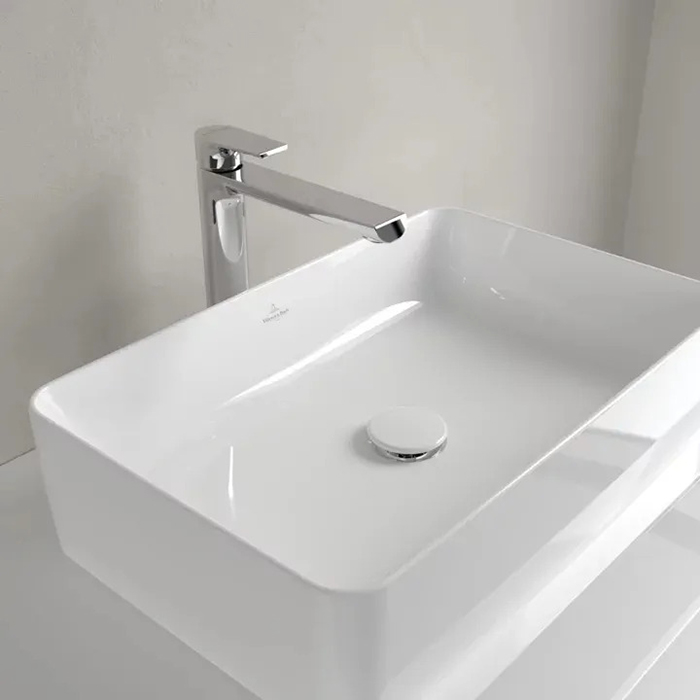 Villeroy&Boch Collaro Раковина накладная 56х36х14.5см., без отв., цвет: альпийский белый