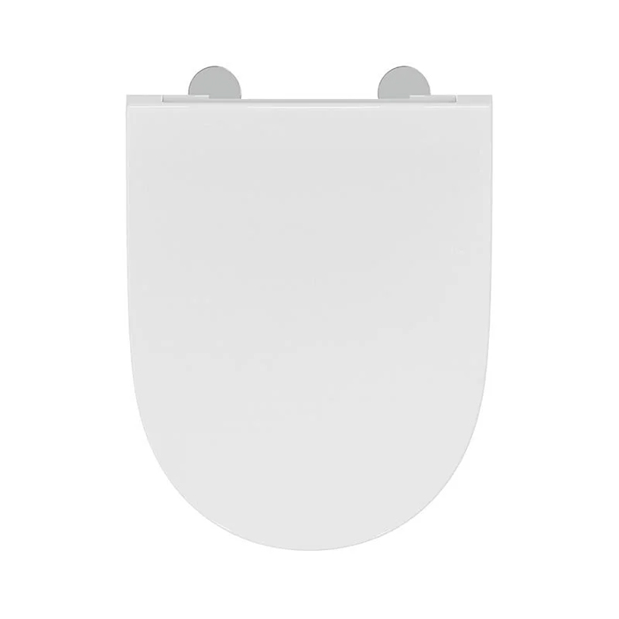 Ideal Standard I.life O Унитаз подвесной 53x35см, безободковый, смыв HydroTwist, с сиденьем, крепление EasyFix+, цвет: белый
