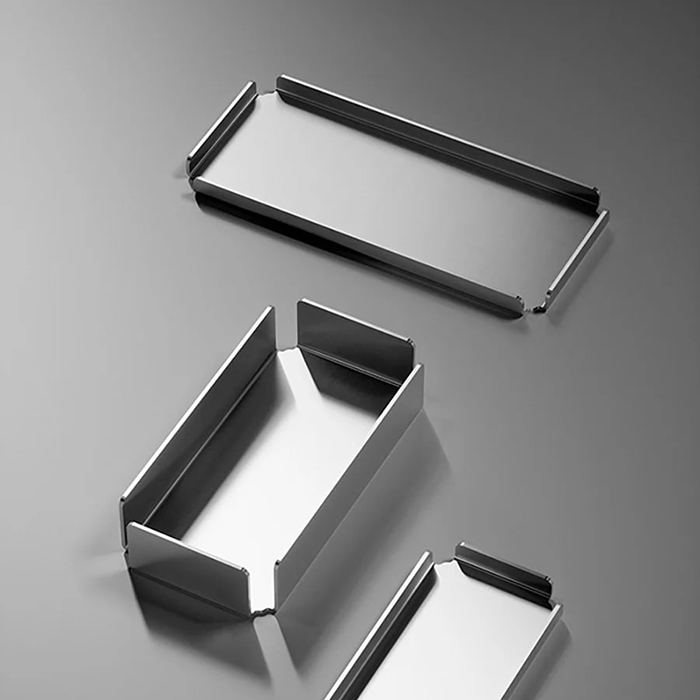 QuadroDesign Поднос 31.8x13.8x1.9см., подвесной, цвет: Brushed Stainless Steel