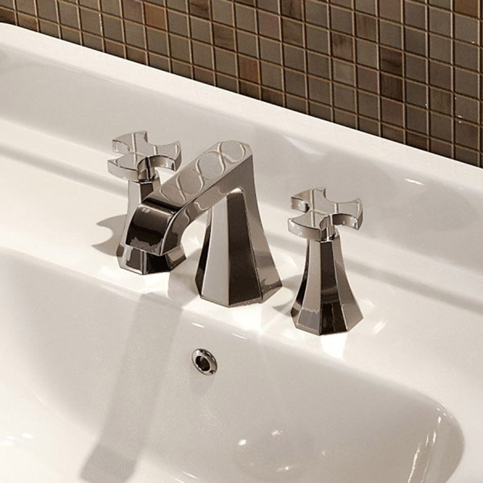 Flaminia Evergreen Смеситель для раковины, на 3 отв., цвет: хром