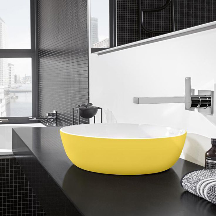 Villeroy&Boch Artis Раковина 43x43x13см., накладная, цвет: Bordeaux