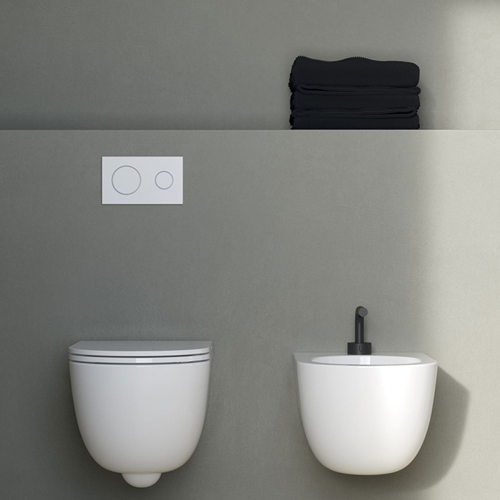 Galassia Dream биде подвесное-52*36см, с 1 отв., цвет белый