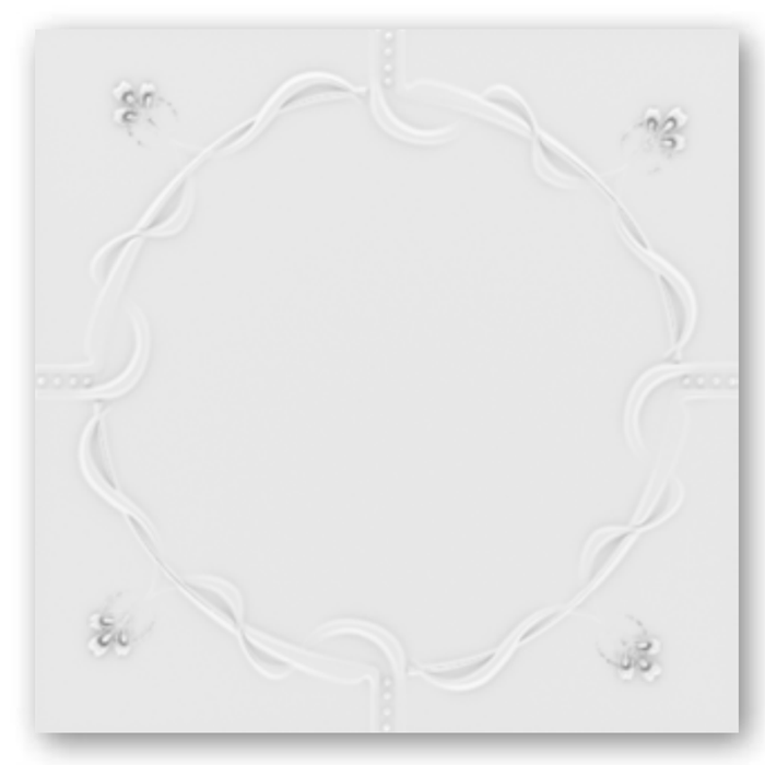 laDiva Margherita 02 Керамическая плитка 40x40см, настенная, квадрат, цвет: cipria