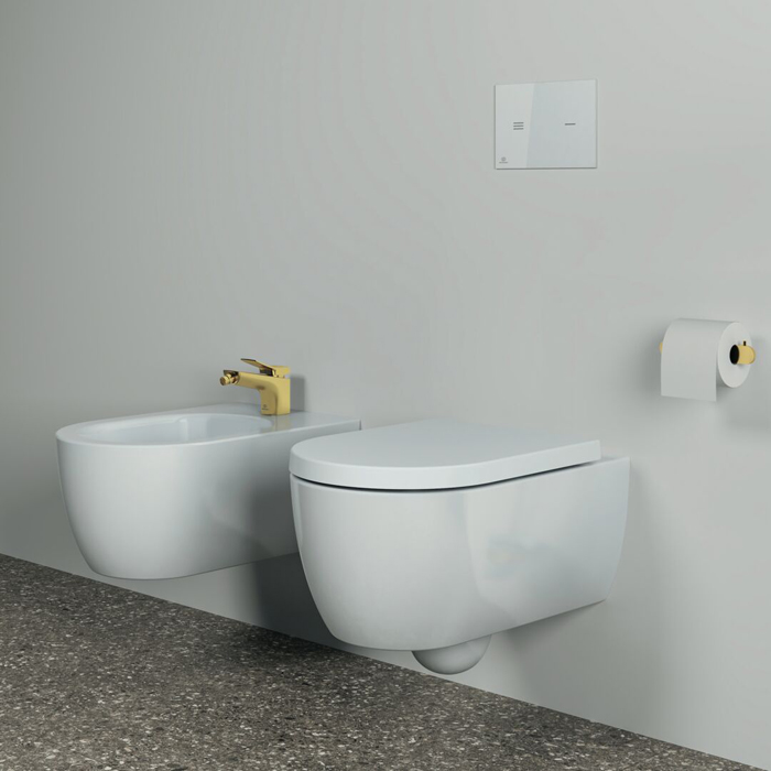 Ideal Standard Conca Держатель для туалетной бумаги., без крышки, подвесной, цвет: PVD Brushed Gold