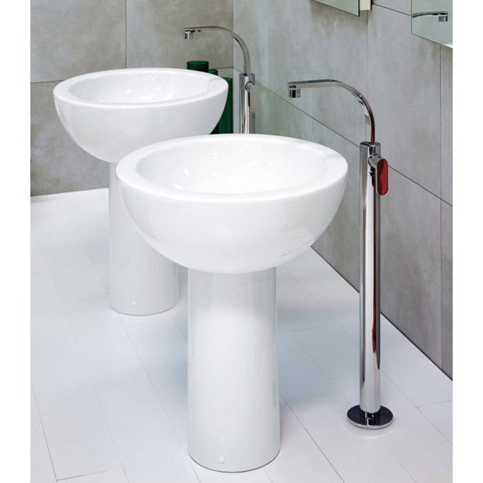 Flaminia One Смеситель для раковины, напольный, цвет: хром