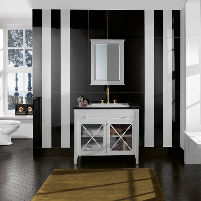 Villeroy&Boch Hommage Раковина 63х52.5 см, 3 отв., прямоугольная, с переливом, с антигрязевым покрытием CeramicPlus, цвет: белый
