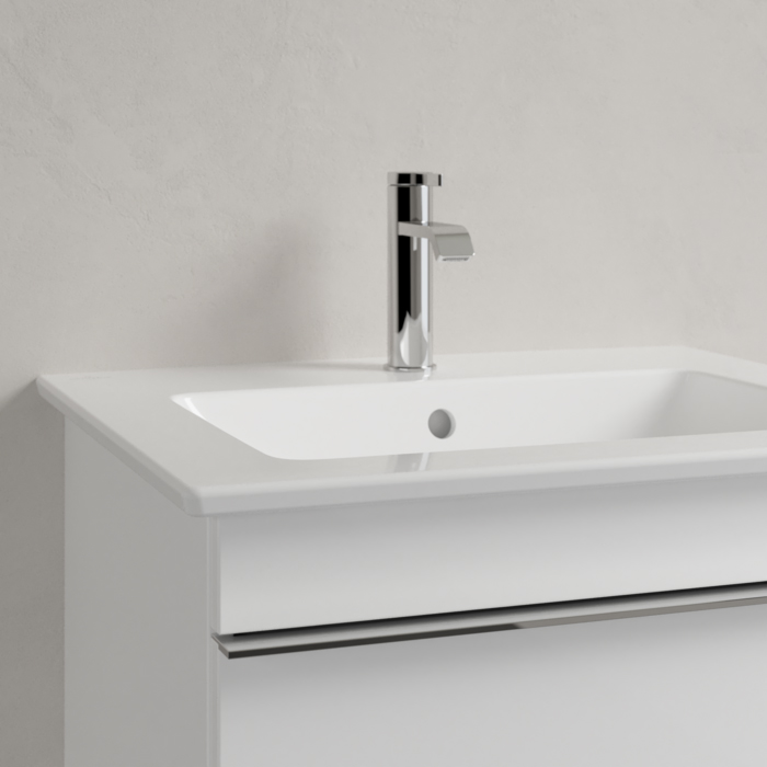 Villeroy&Boch Venticello Раковина 60х50 см, 1 отв., с переливом, с антигрязевым покрытием CeramicPlus, цвет: белый