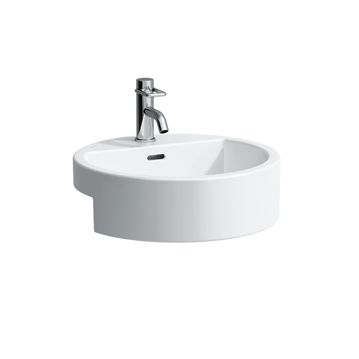 Laufen Living City Раковина 46х46х14см., 1 отв., с дефектом, цвет: белый