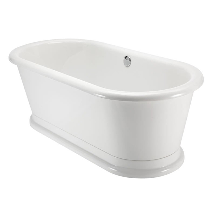 Burlington Ванна отдельностоящая 180x85x63.3см., цвет: белый