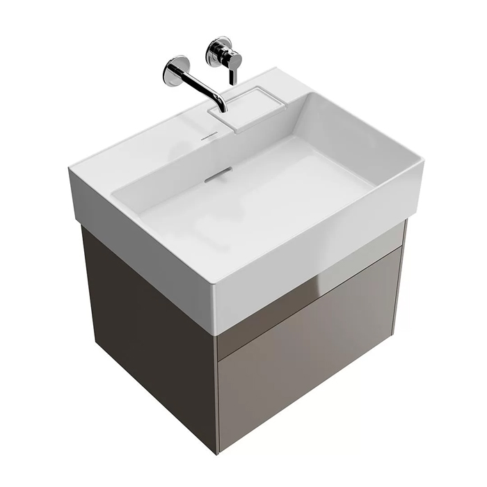 Kerama Marazzi Logica Тумба 56.4x46x40.3см., подвесная, 2 ящика, цвет: песчаный