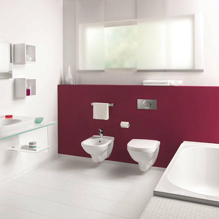 Villeroy&Boch O.novo Унитаз подвесной 36x56 см, с вертикальным смывом, цвет: белый