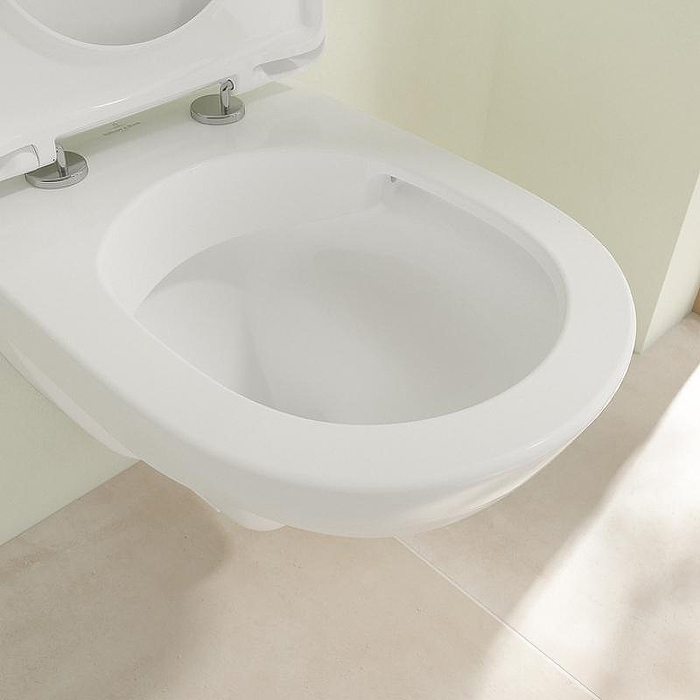 Villeroy&Boch O.novo Унитаз подвесной 36x49 см, безободковый, цвет: белый