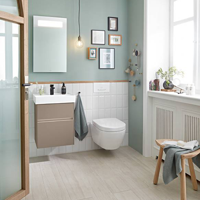 Villeroy&Boch Subway 2.0 Унитаз 36.5x37x56см., подвесной, безободковый, с антигрязевым покрытием CeramicPlus, цвет: альпийский белый