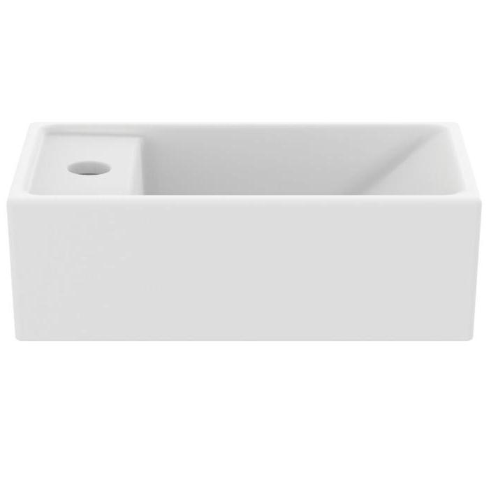 Ideal Standard i.life S Раковина 37x21xh12см, подвесная, с 1 отверстием, Sx, без перелива, цвет: белый матовый