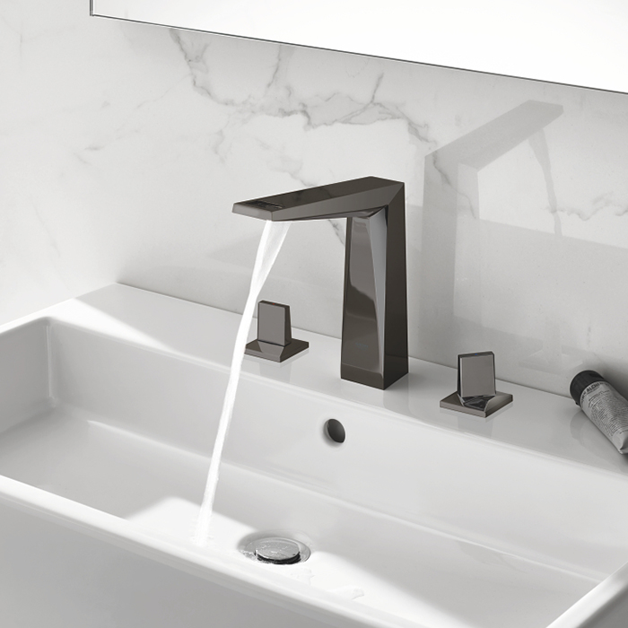 Grohe Allure Brilliant Смеситель для раковины, 3 отв., цвет: темный графит матовый