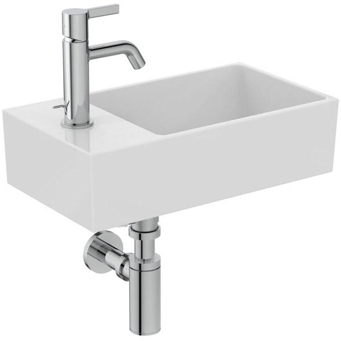 Ideal Standard Extra Раковина 45x25xh12см, подвесная, с 1 отверстием, Sx, с крепежом, цвет: белый глянец